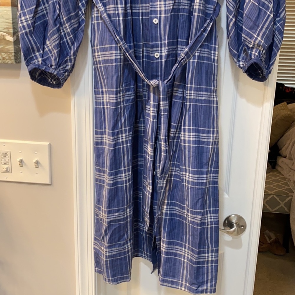 ZARA | Checked Tunic Dress - Picture 5 of 7